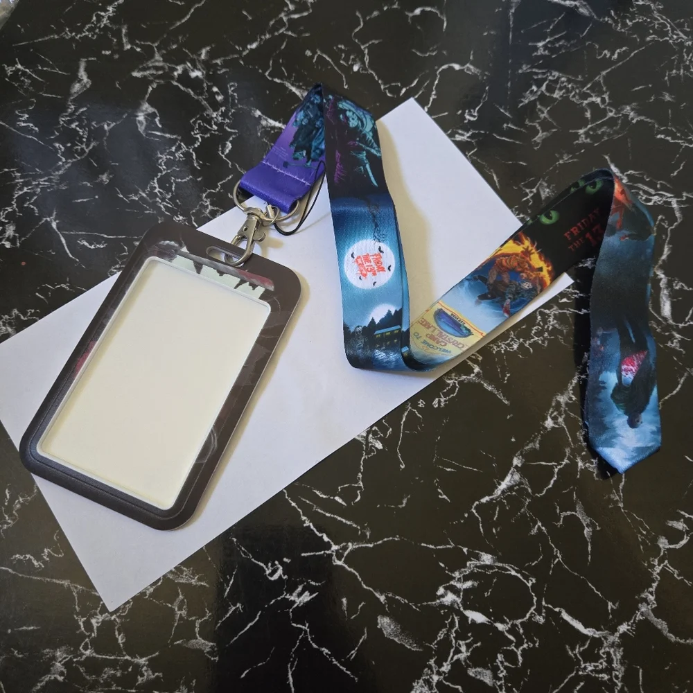 🍒🍒 Friday The 13th: Jason Voorhees ID/Card Holder with Lanyard